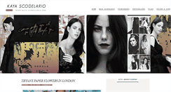 Desktop Screenshot of kaya-scodelario.org